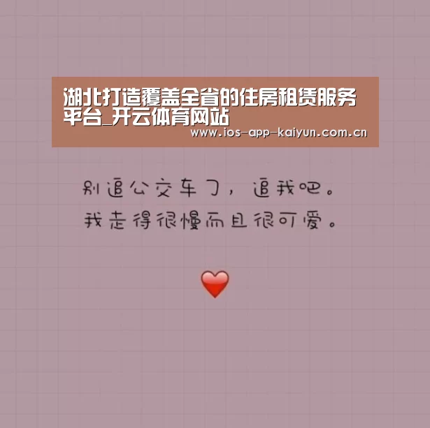 湖北打造覆盖全省的住房租赁服务平台_开云